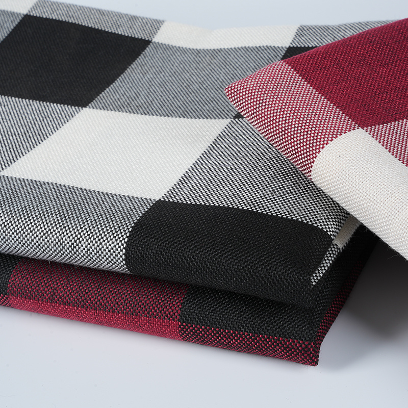 10*10 karierter Polyester-Leinenstoff